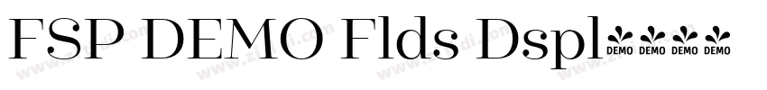 FSP DEMO Flds Dspl字体转换 FSP DEMO Flds Dspl字体转换